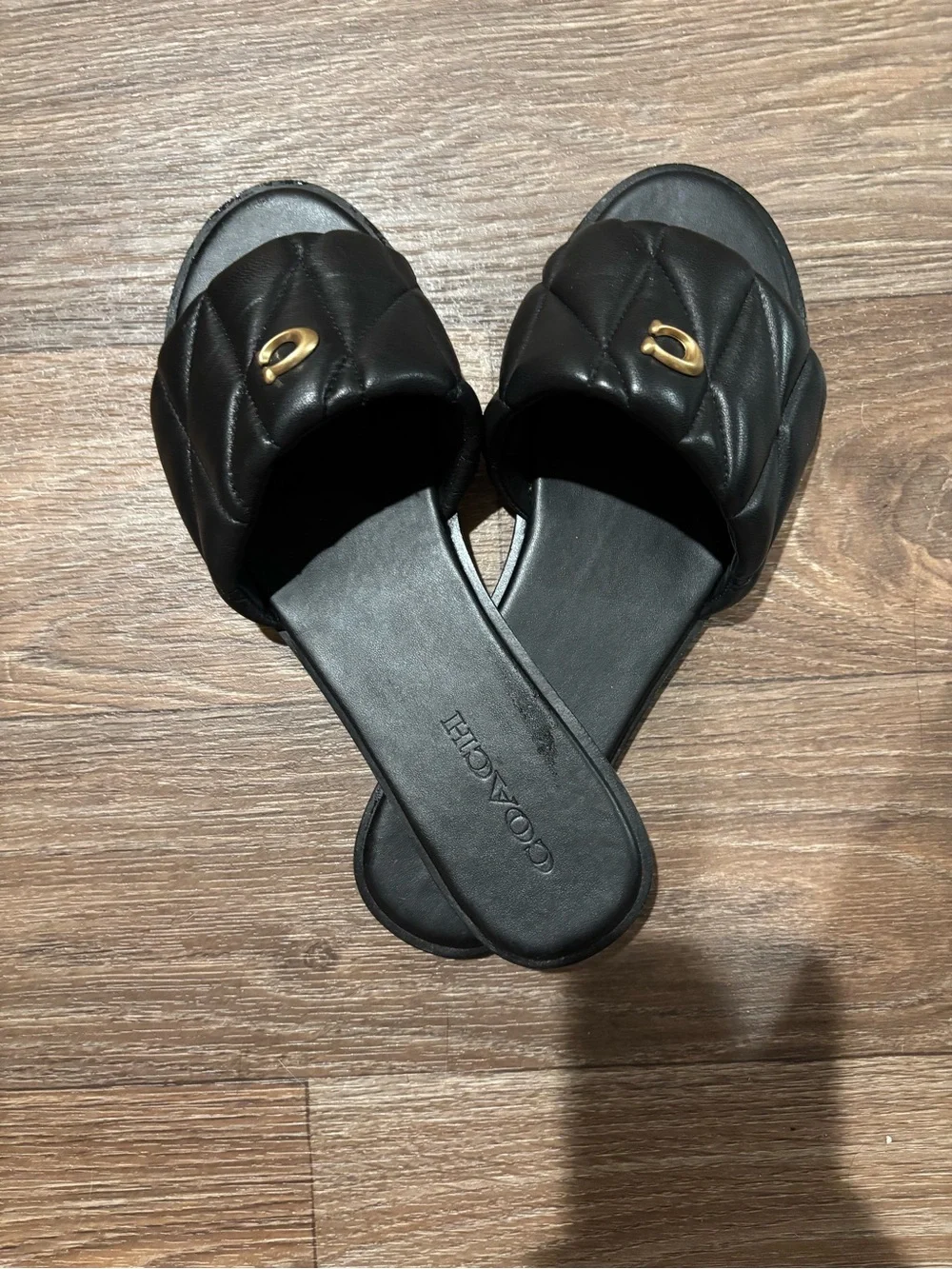 Coach Holly Quilted Sandals